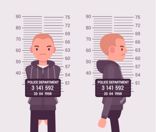 mugshot animation booking photo