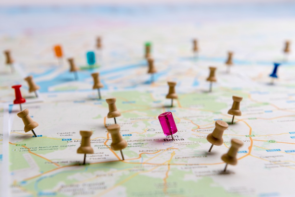 locate on map