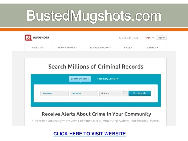 busted mugshots live website