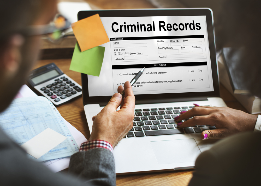 process of checking a criminal report